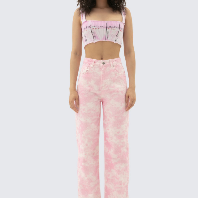 Купить джинсы прямого кроя тай-дай, цены в официальном интернет ...