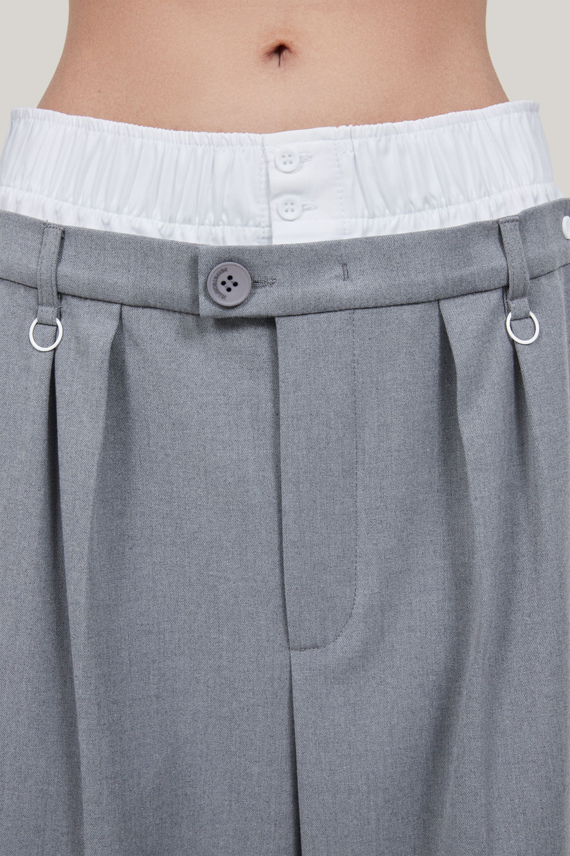 Купить Брюки прямого кроя с двойным поясом, цены в официальном интернет ...