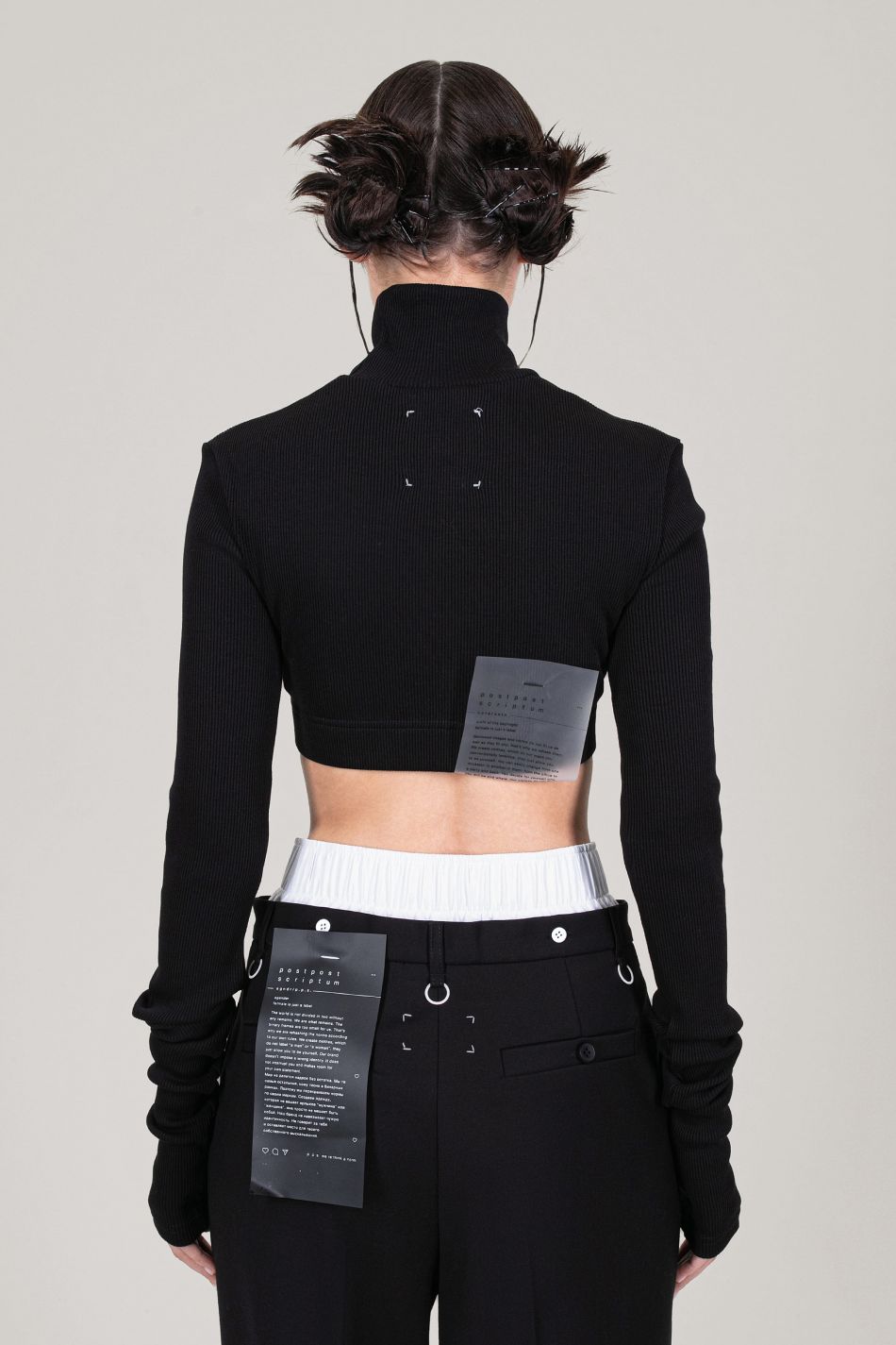 Купить Брюки прямого кроя с двойным поясом, цены в официальном интернет ...