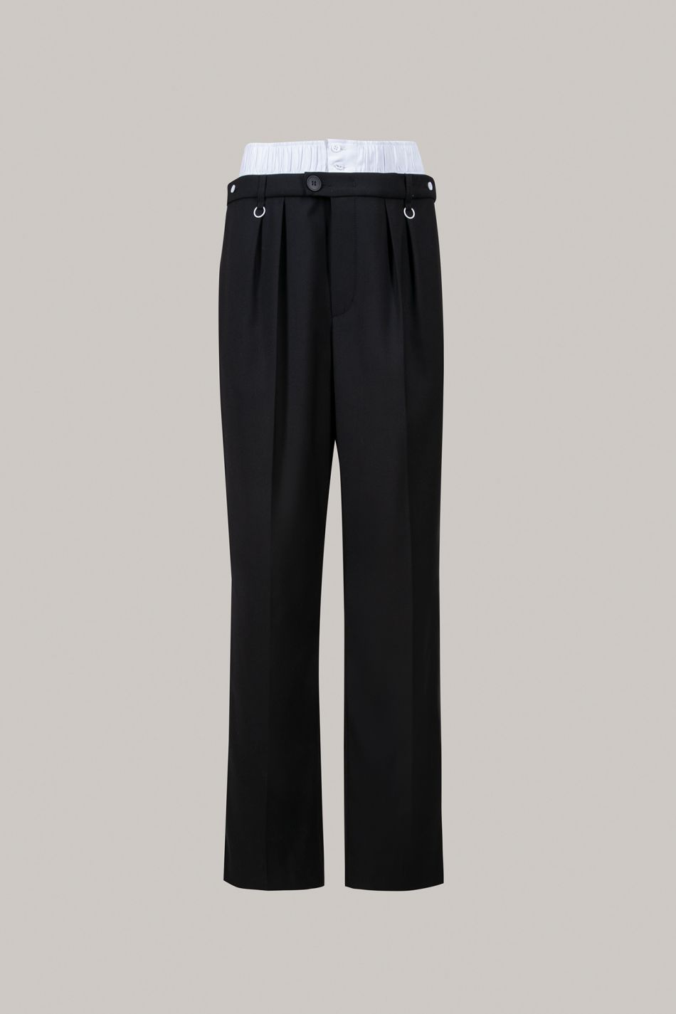 Купить Брюки прямого кроя с двойным поясом, цены в официальном интернет ...